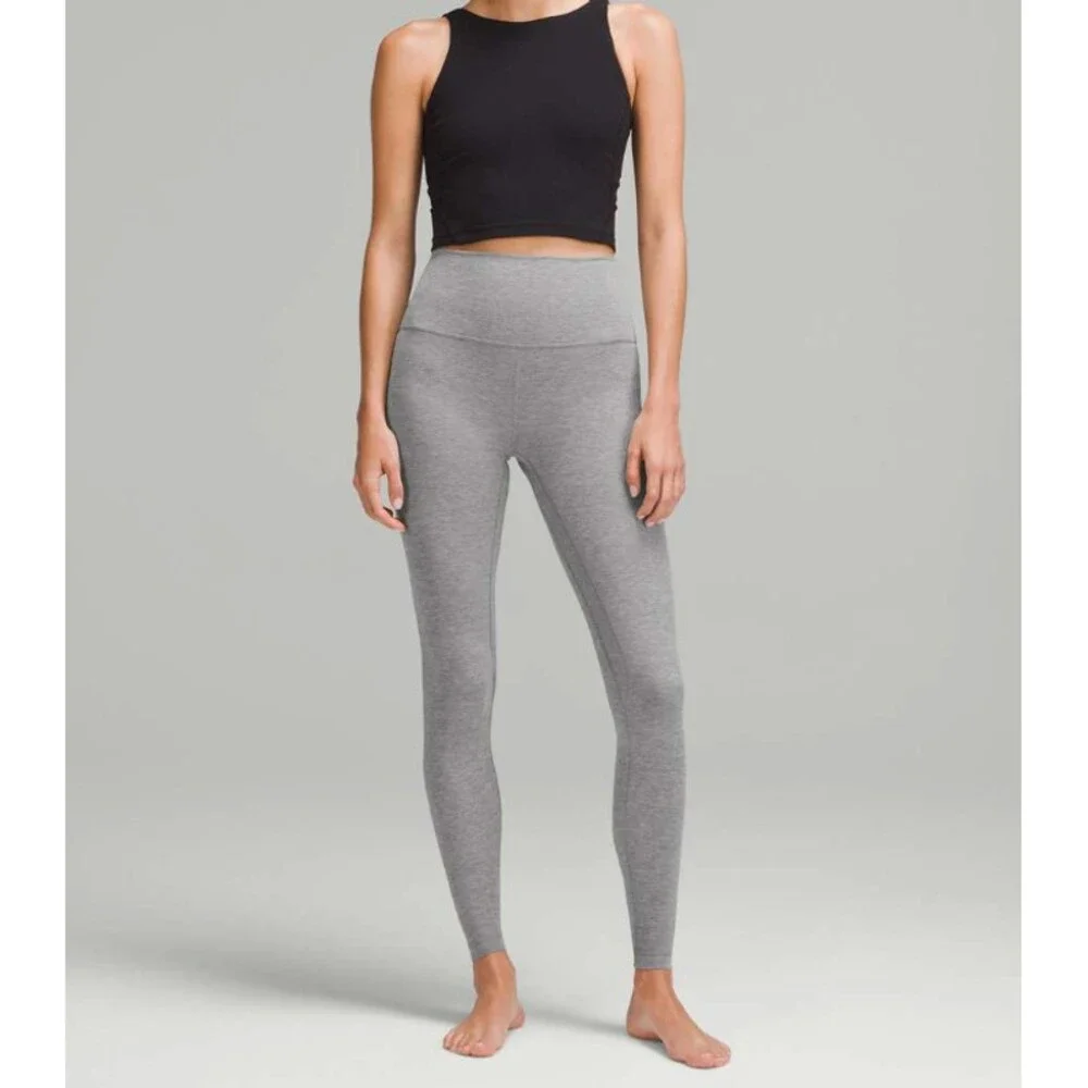 Lululemon Align High-Rise Pant 28" Heathered Core Medium Grey Size 10